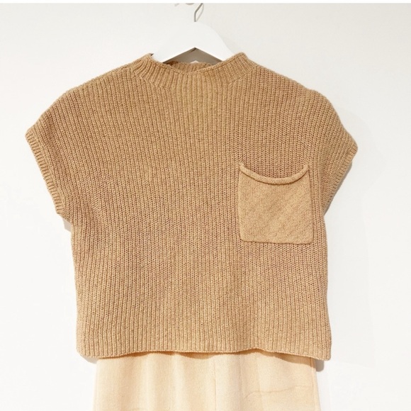 Free People Freya Sweater 2 Piece Pant Set in Summer Peach Combo Size XS 🎉🌟 - Picture 7 of 11